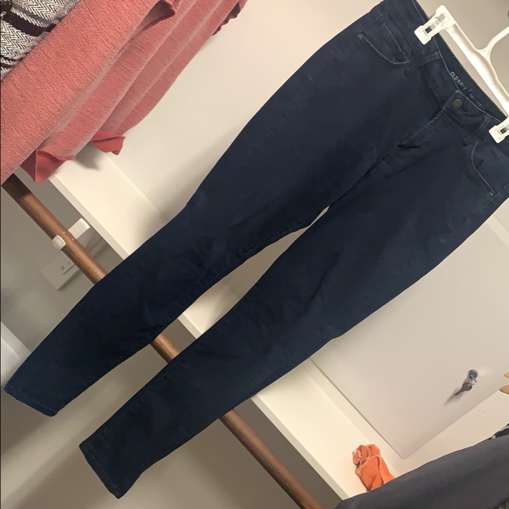 Old navy dark wash jeggings